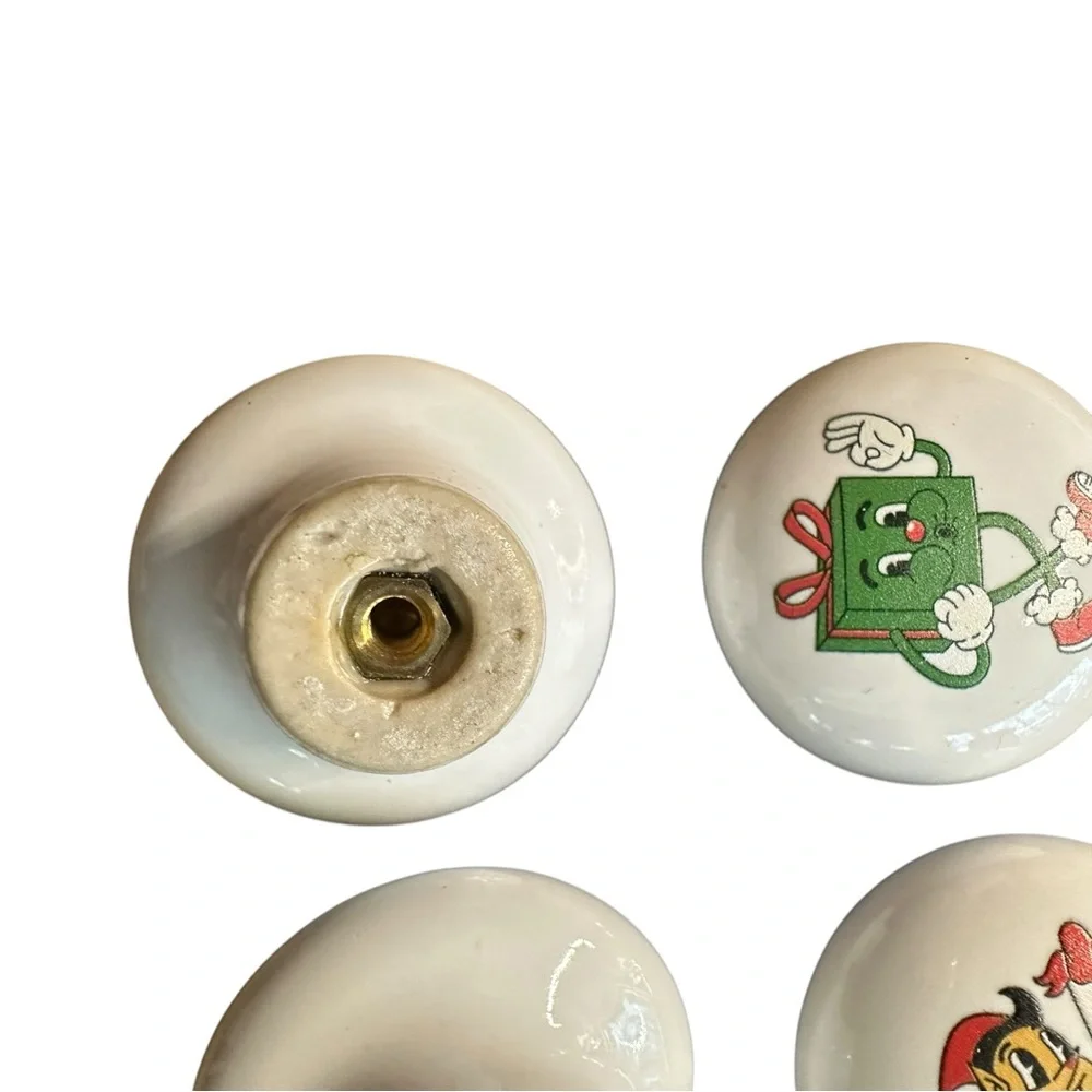 Christmas‎ Themed hardware drawer knobs set of 6 DYI crafts
